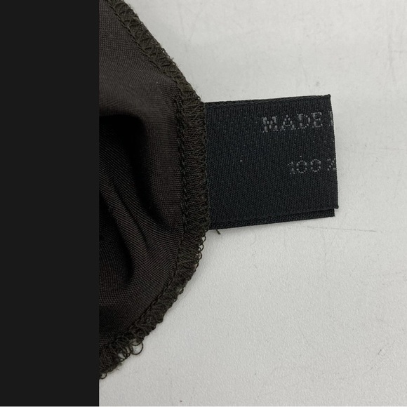 Prada Charcoal A-Line Silk Skirt with Slits - Picture 3 of 3